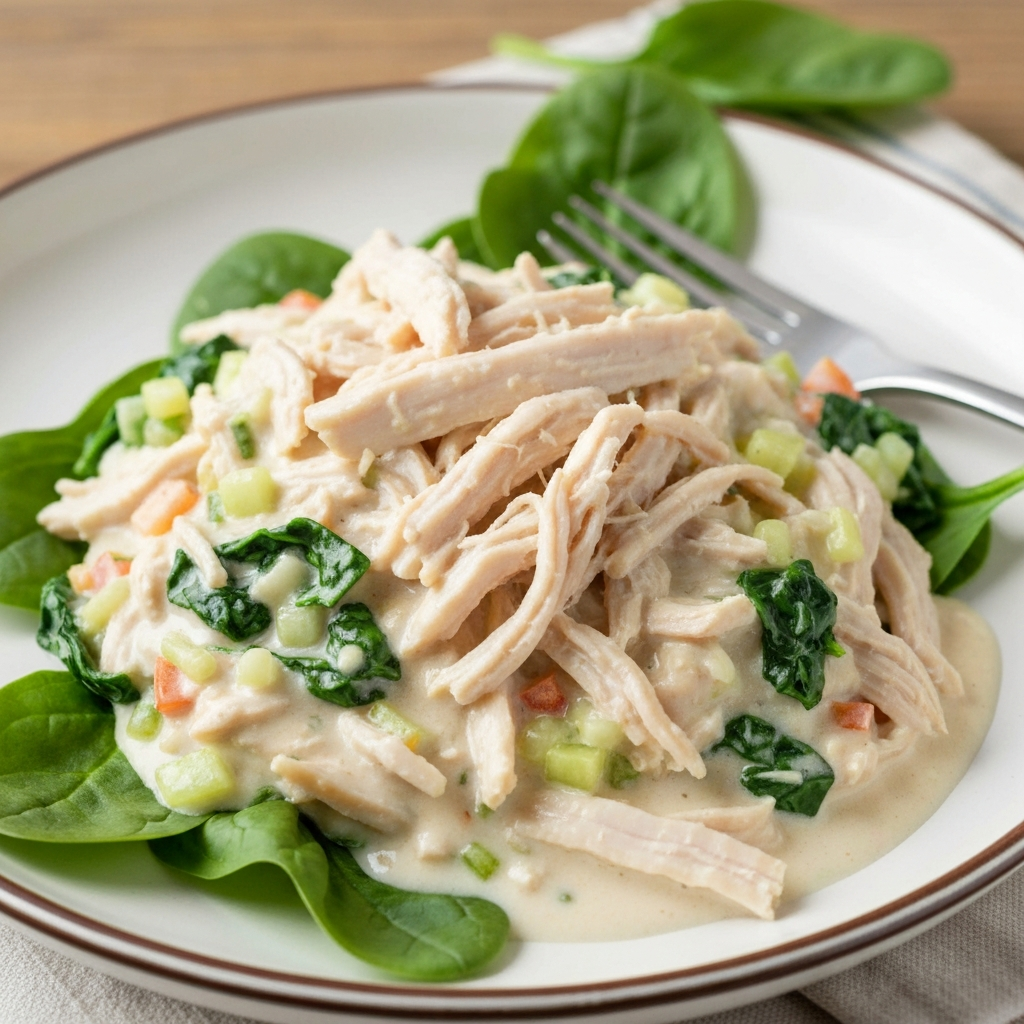 Salada Cremosa de Frango Anti-Inflamatória