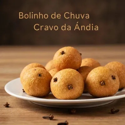 Bolinho de Chuva com Cravo da Índia