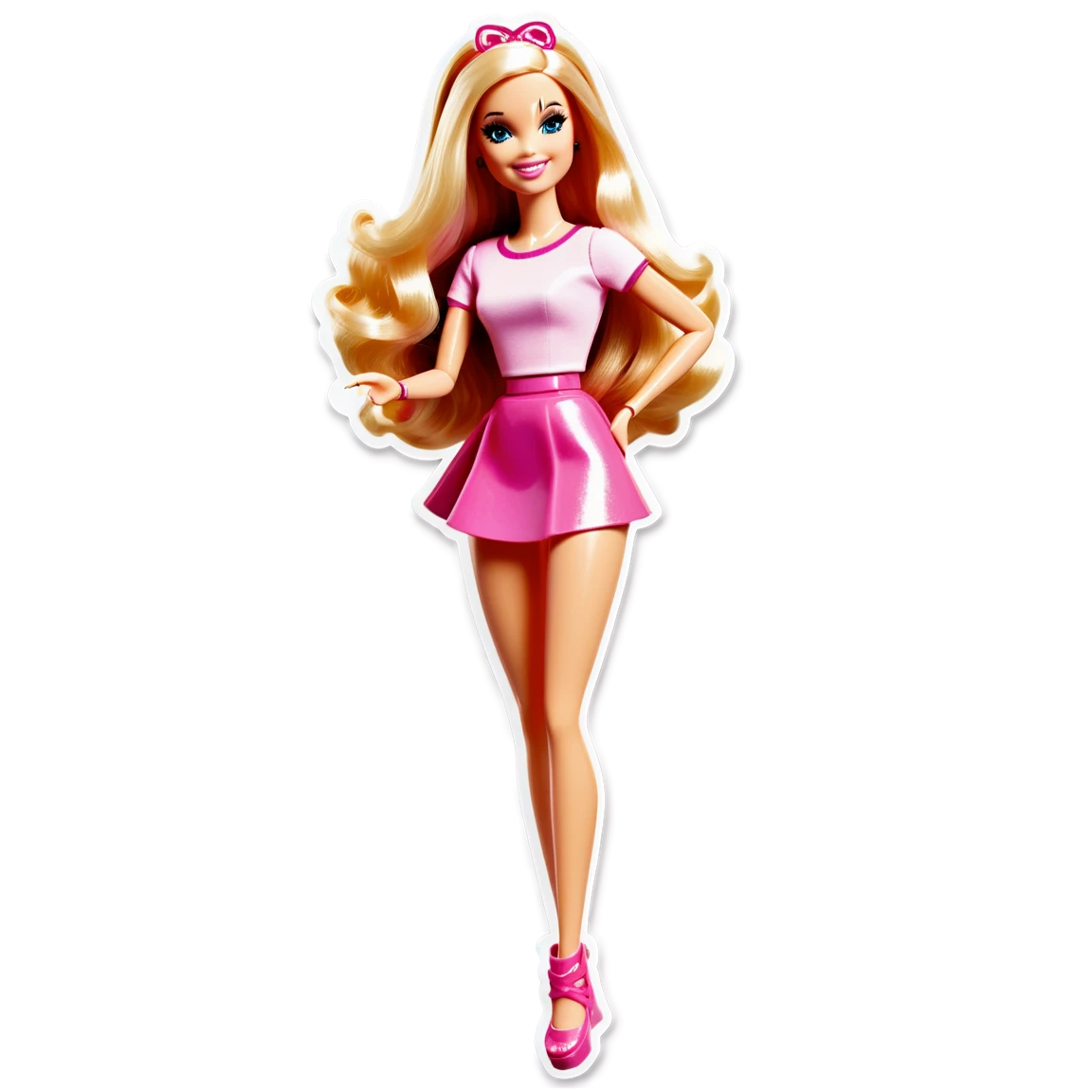 Excitement Barbie doll  barbie stickers