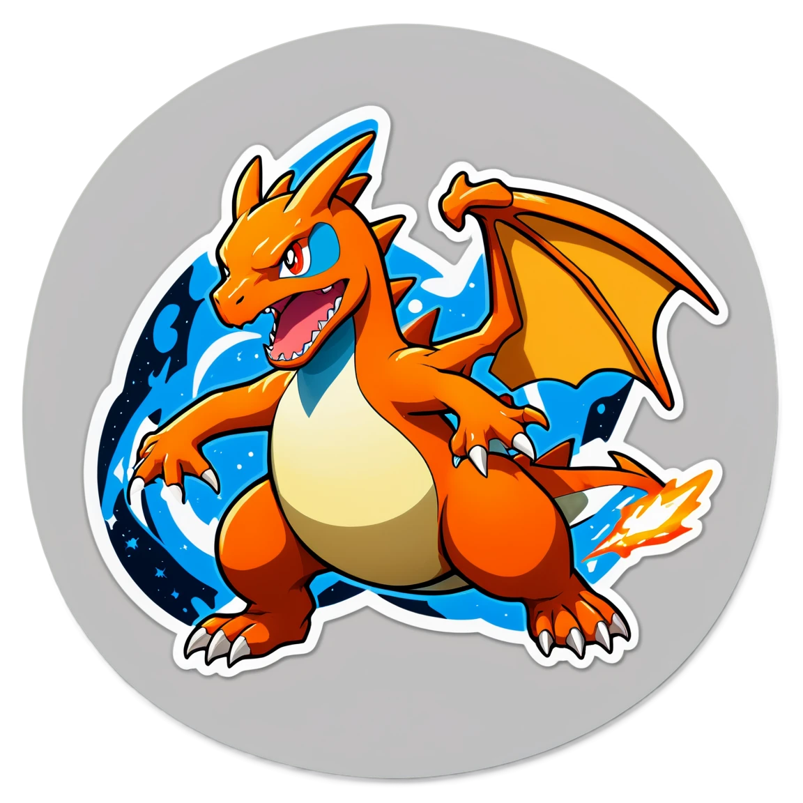 with legendary pokemon, with charizard pokemon stickers