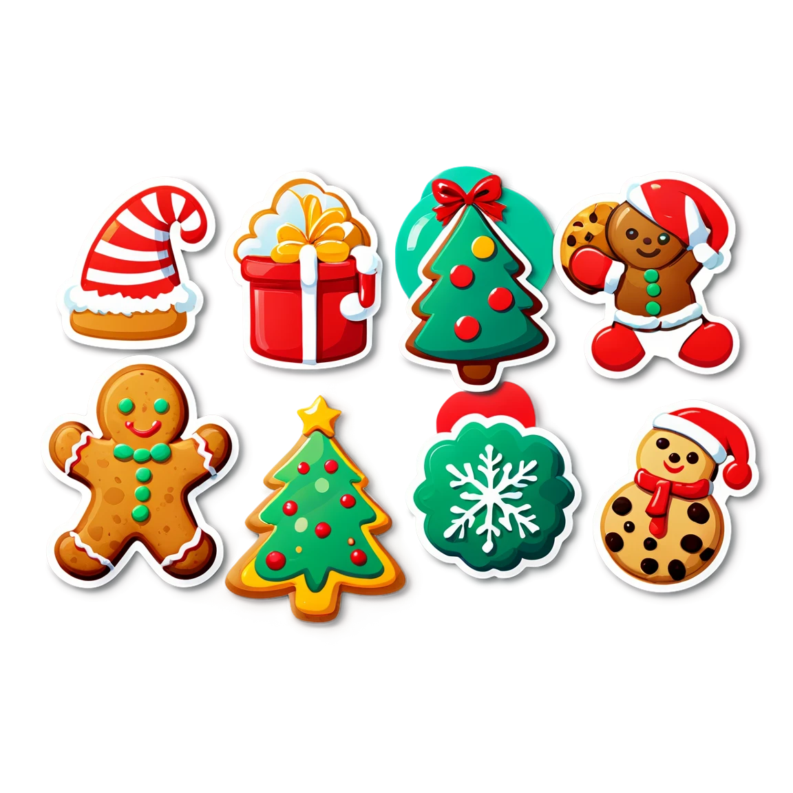 christmas stickers cookie  christmas stickers