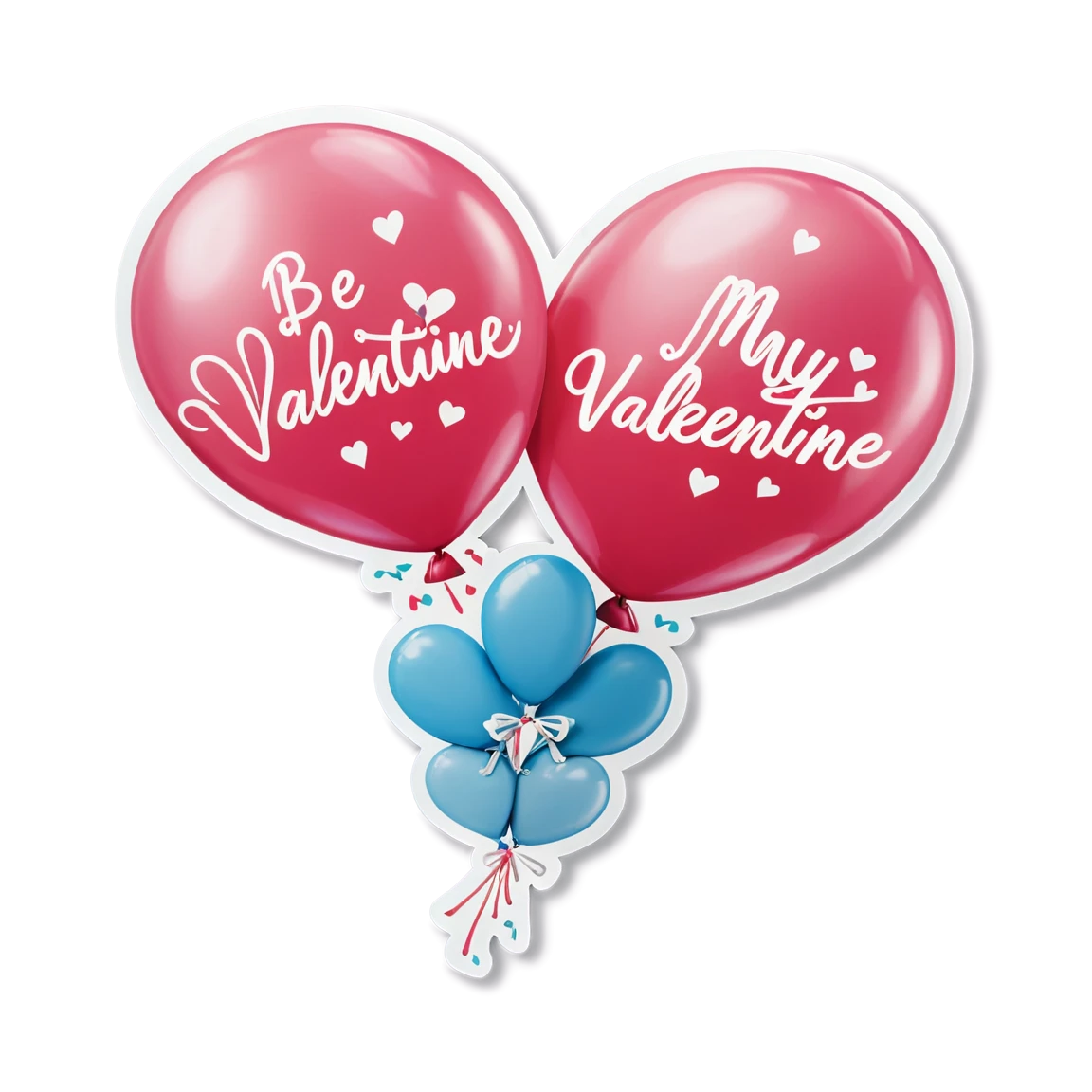 A large heart-shaped balloon bouquet with 