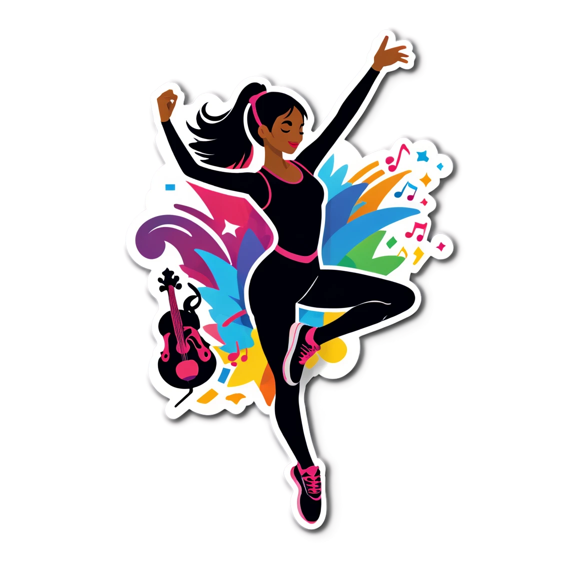 moving to music dance stickers