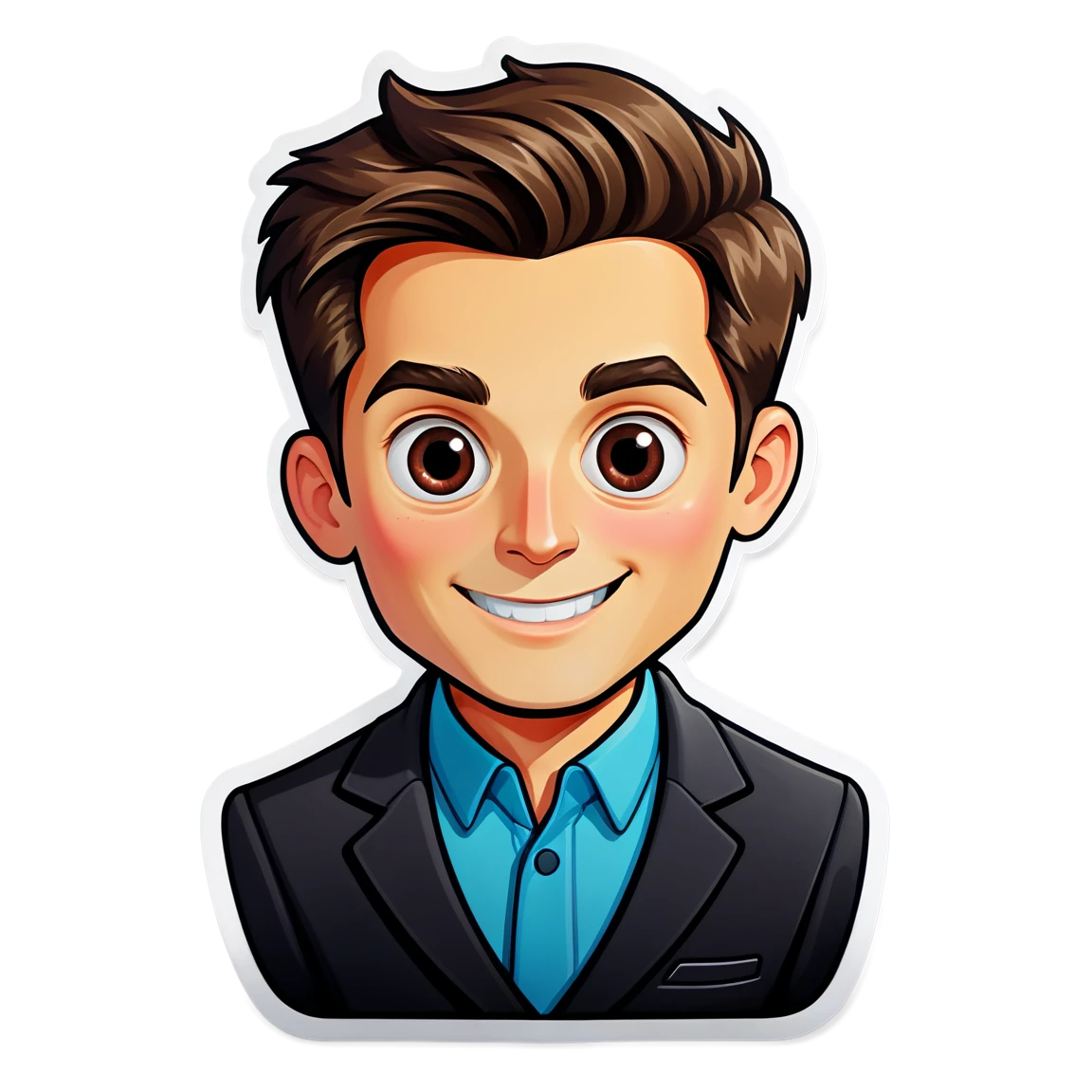 alex becker logo telegram stickers