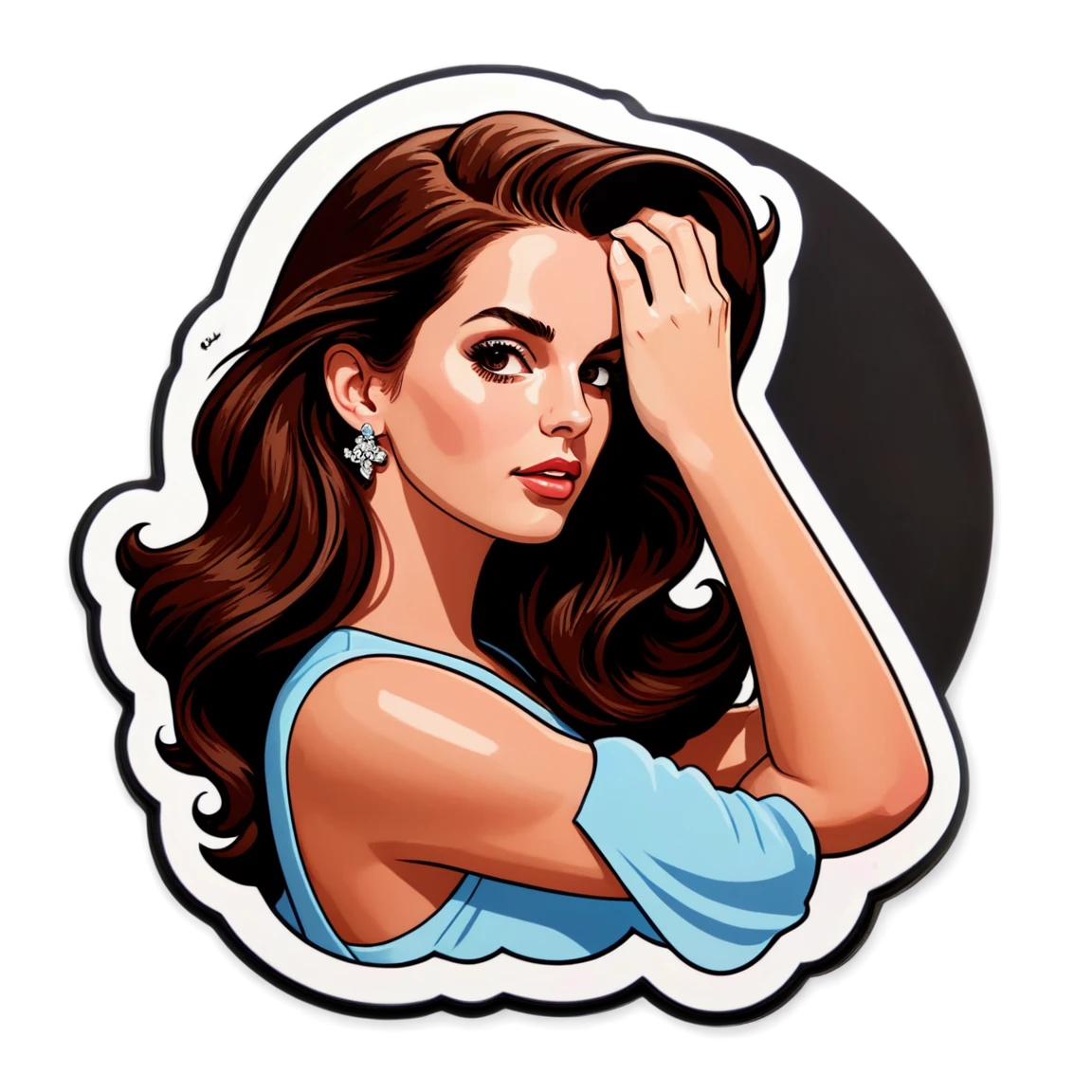 caitlyn kiramann logo lana-del-rey stickers