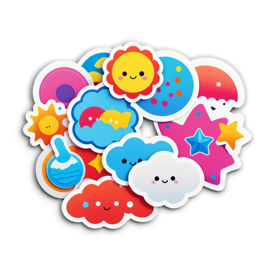  puffy stickers