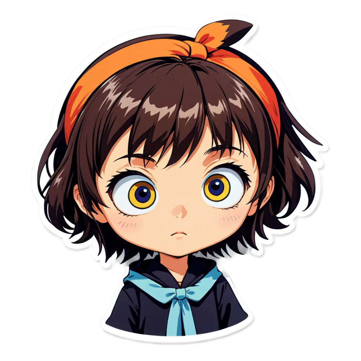 big eyes anime stickers