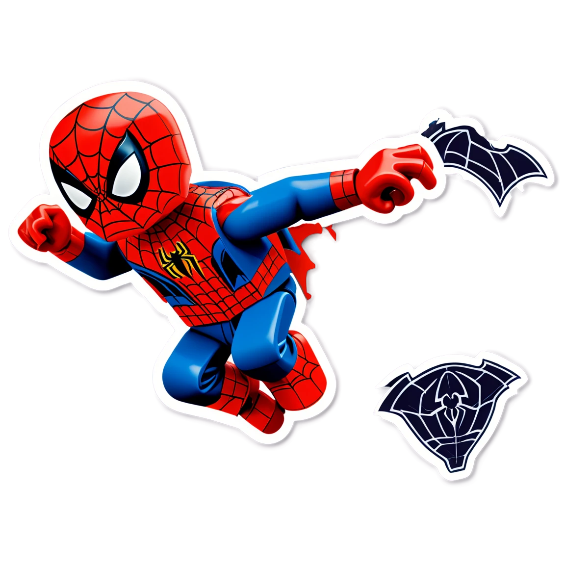 lego spiderman spiderman stickers