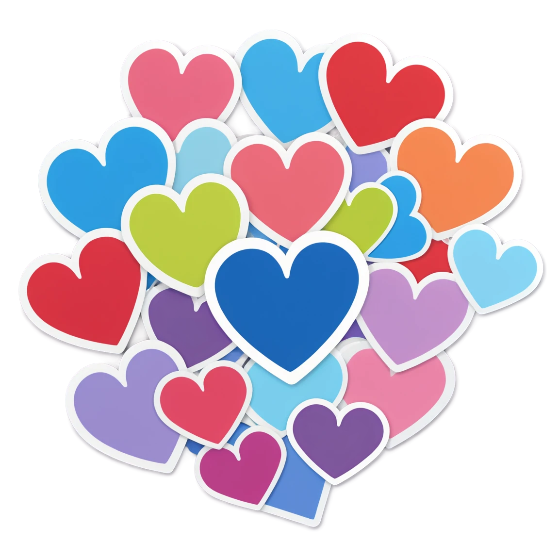  heart stickers