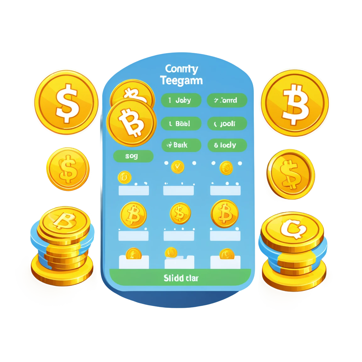 Baby coin chart  telegram stickers