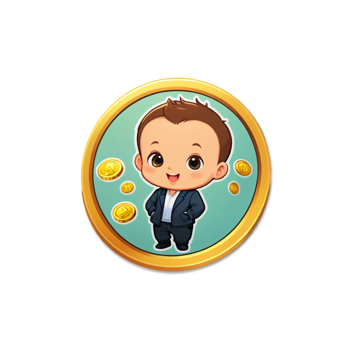 Baby coin in dex  telegram stickers