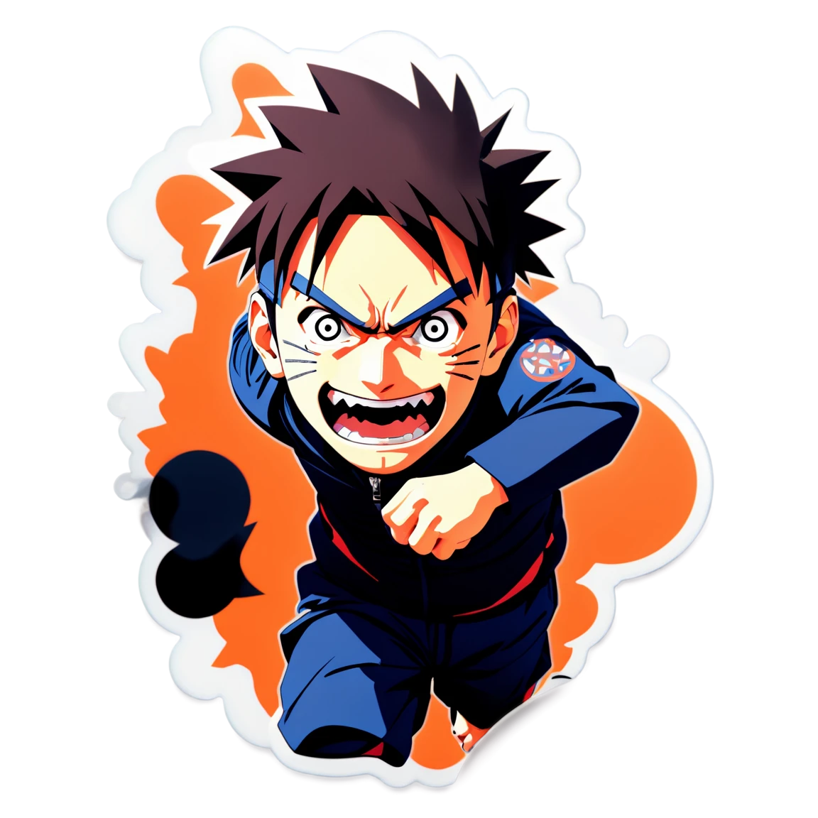 naruto messi stickers