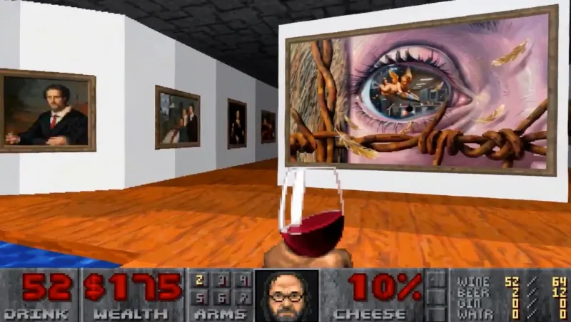 Visiting the Exhibition - DOOM Version