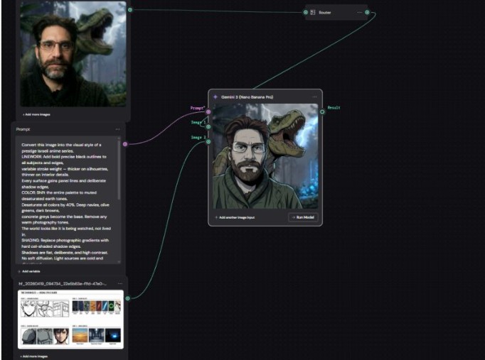 From a Repeated Prompt to a Fixed Workflow: How Doron Tsur Converts Images to Anime in Ten Seconds