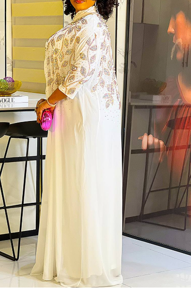 White Elegant Two Piece