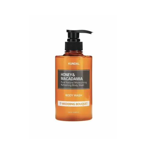 KUNDAL Dush geli HONEY / MACADAMIA PURE BODY WASH 500 ml / CHERRY BLOSSOM