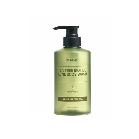 KUNDAL Dush geli TEATREE BIOTICS ACNE BODY WASH 500 ml / APPLE GREEN TEA