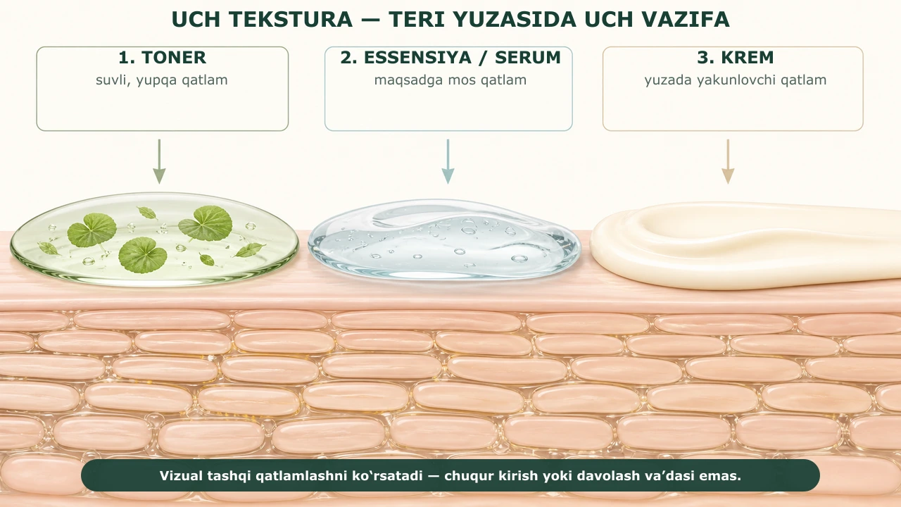 Heartleaf K-beauty trendi: toner va kremni qanday qatlamlash kerak? — jurnal rasmi 2