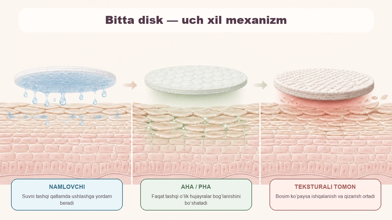 Toner pad tanlash: namlash va kislota uchun 7 mezon — jurnal rasmi 2