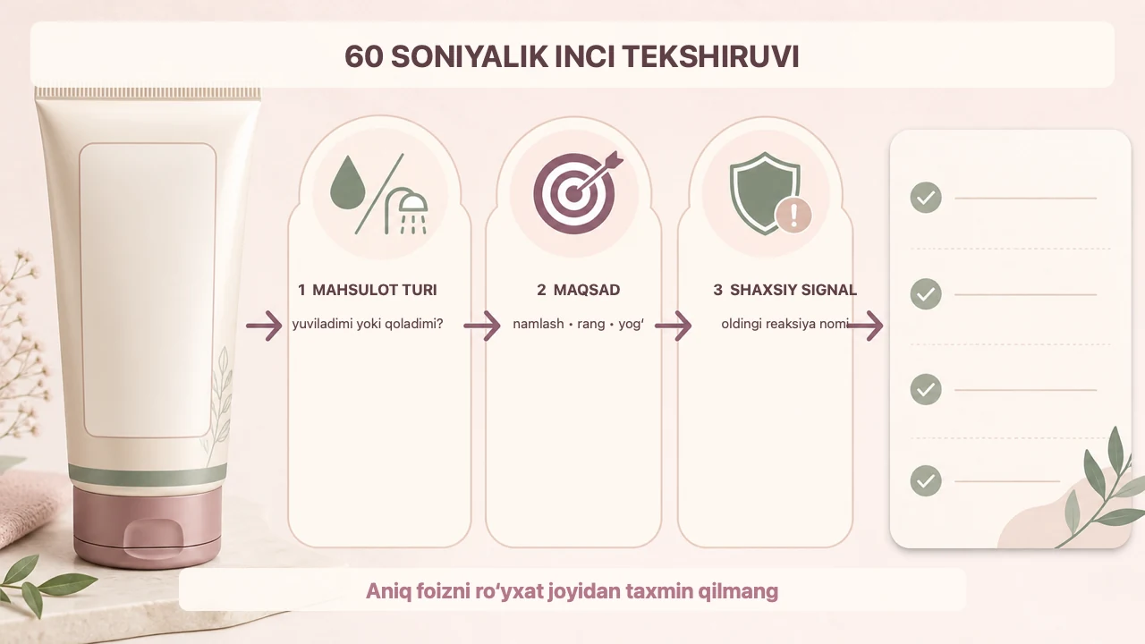 Kosmetika tarkibini o‘qish: INCI ro‘yxatidan ongli rutinagacha — jurnal rasmi 3
