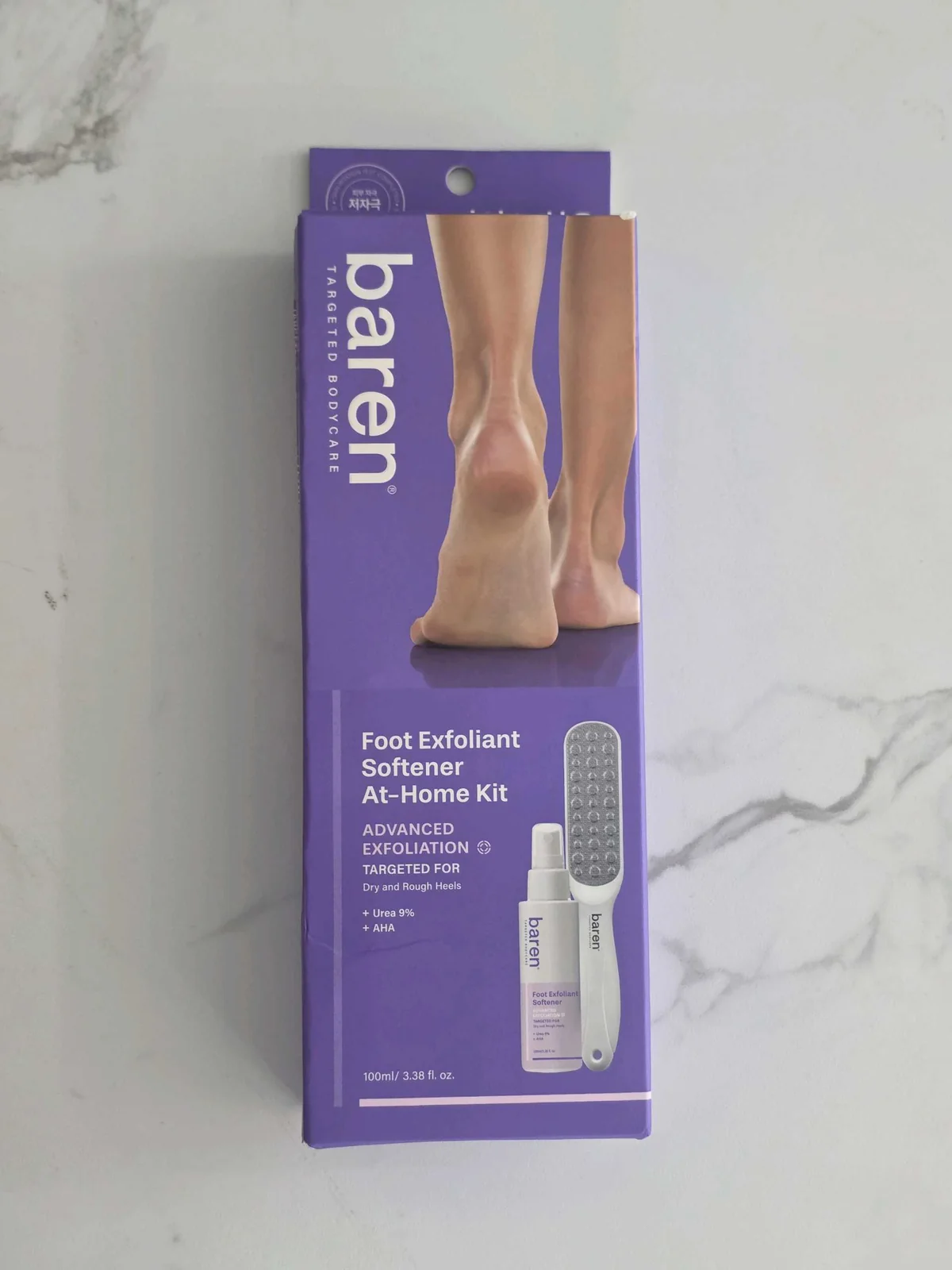 Baren Foot exfoliator kit / Oyoq piling 100ml