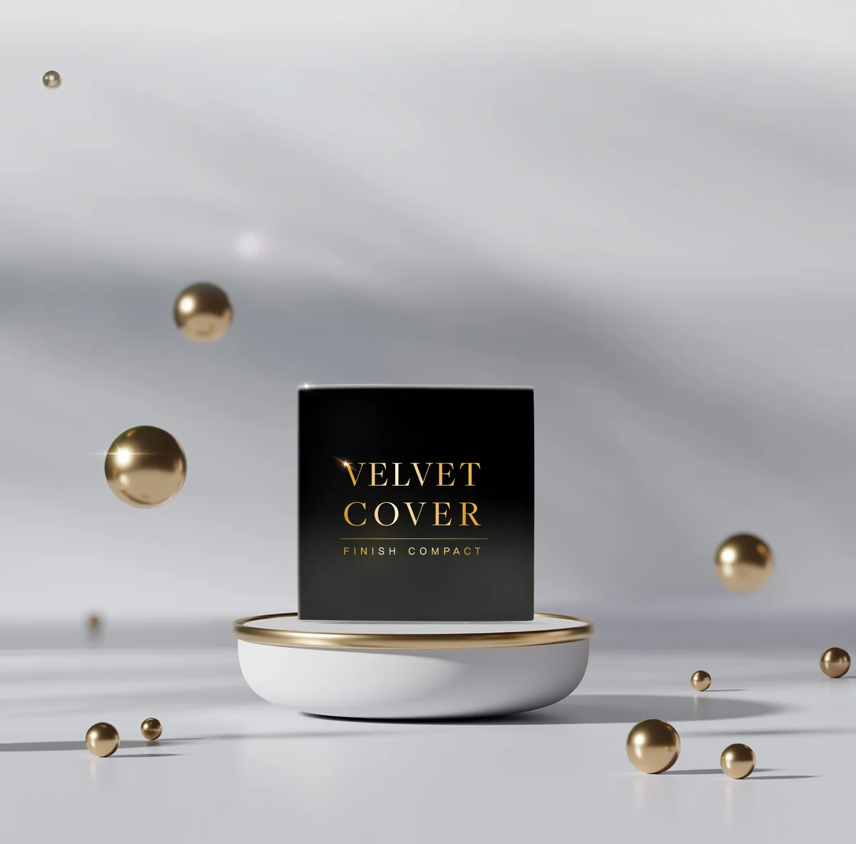 Dr. HEDISON VELVET COVER FINISH COMPACT PUDRA 12 g