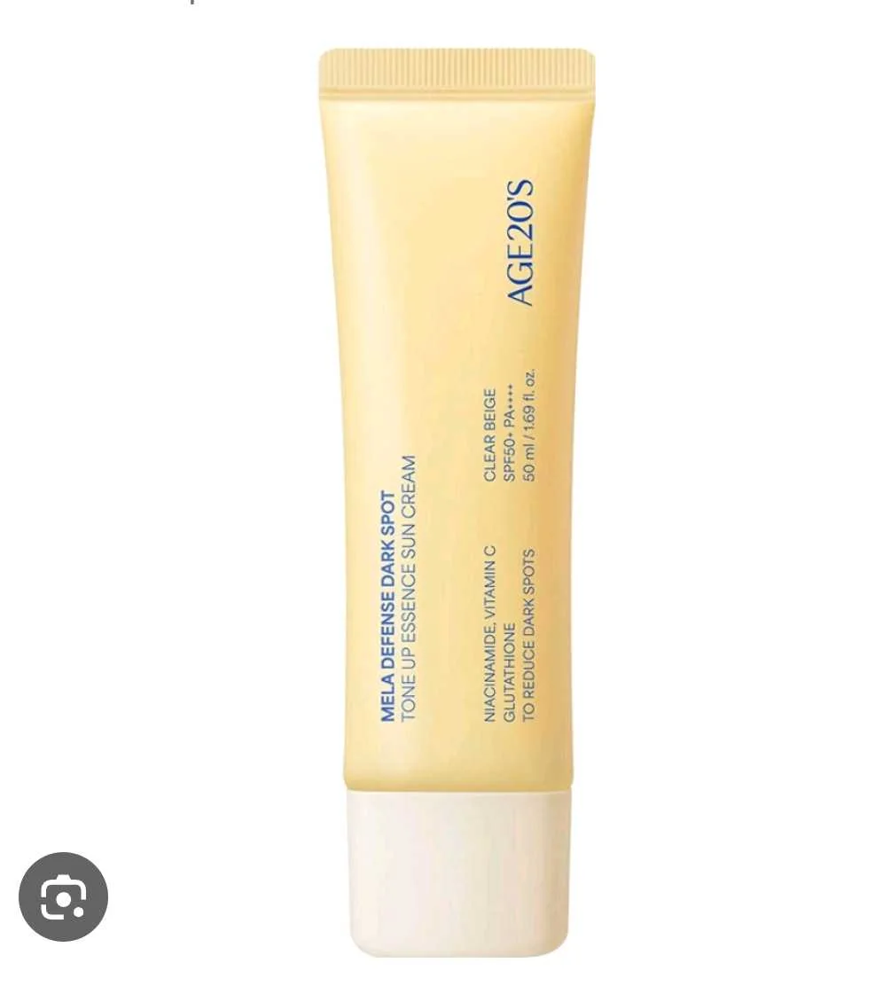 AGE20'S Mela Defense Dark Spot Tone Up Essence Sun Cream