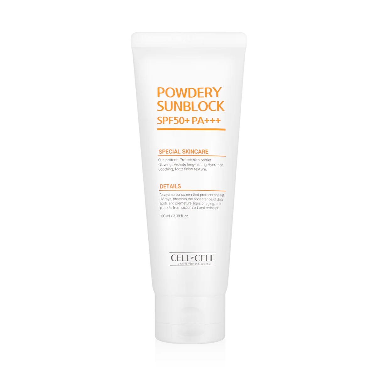 powdery sun Block cream SPF50+ 100gr