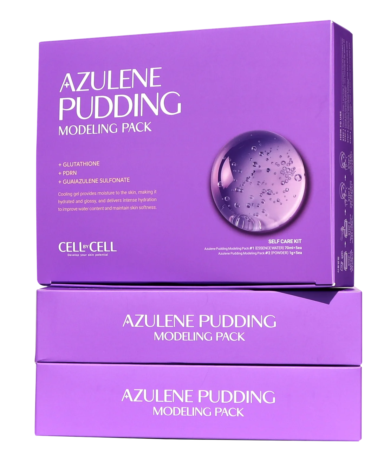 Cell by Cell Azulene Pudding modeling pack 5 dona / pachka