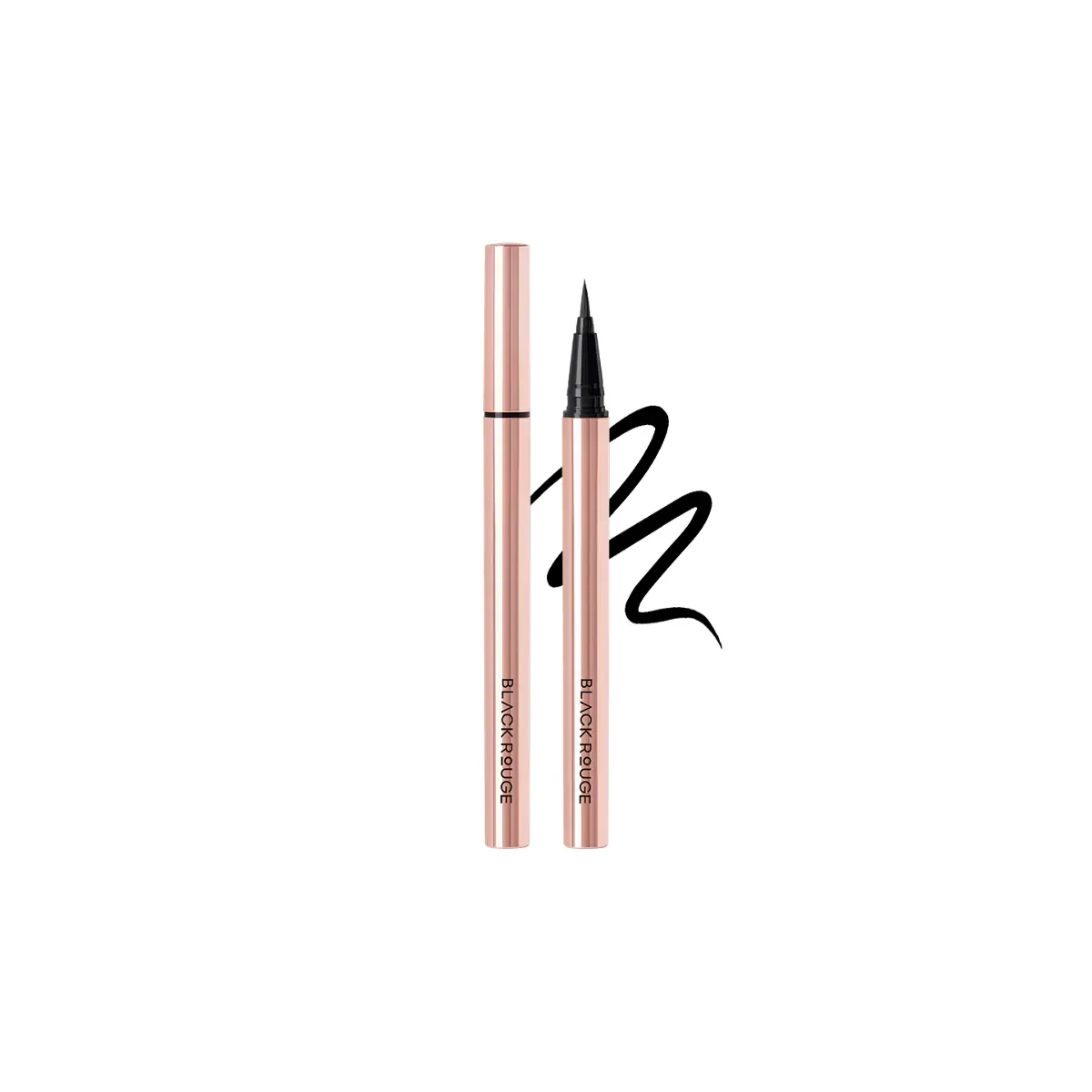 BLACK ROUGE Power Proof Pen Liner — P01 Deep Black