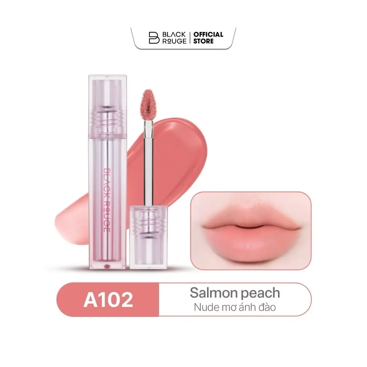 BLACK ROUGE Air Fit Velvet Lite — A102 Salmon Peach