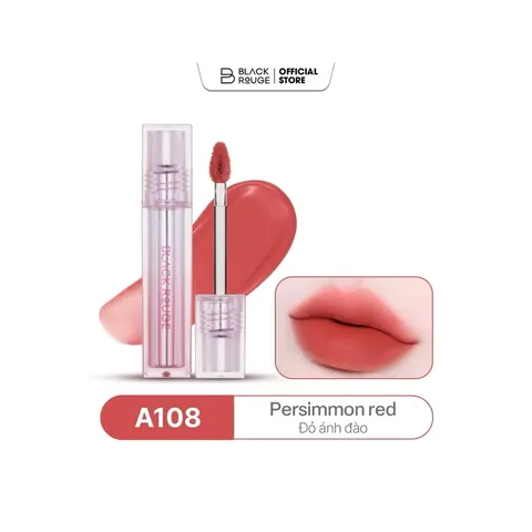 BLACK ROUGE Air Fit Velvet Lite — A108 Persimmon Red