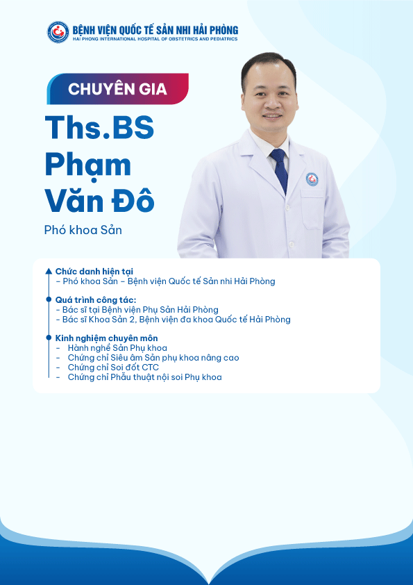 PHẠM VĂN ĐÔ - Bệnh viện Quốc tế Sản Nhi Hải Phòng