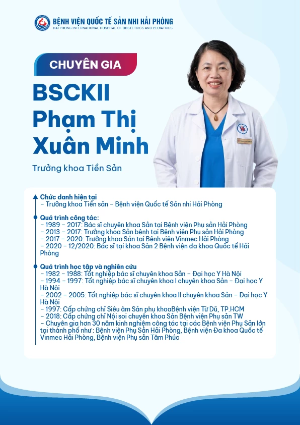 PHẠM THỊ XUÂN MINH - Bệnh viện Quốc tế Sản Nhi Hải Phòng