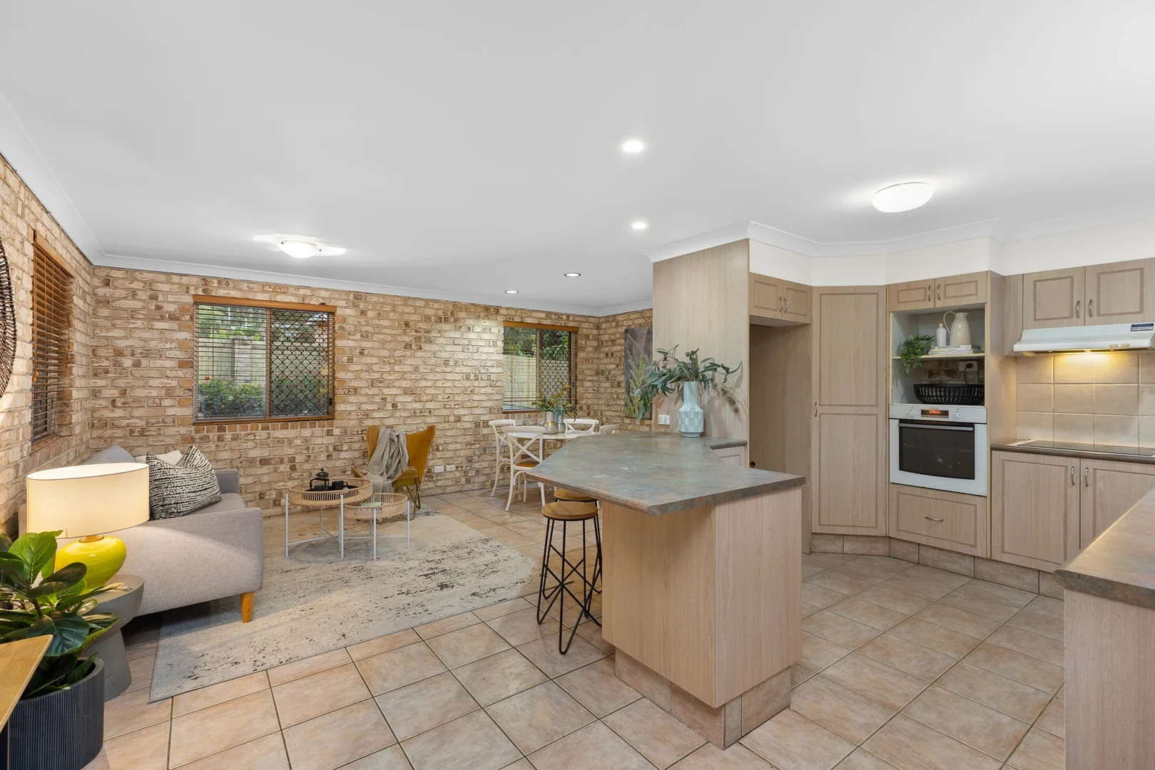 A house interior. A house interior.
