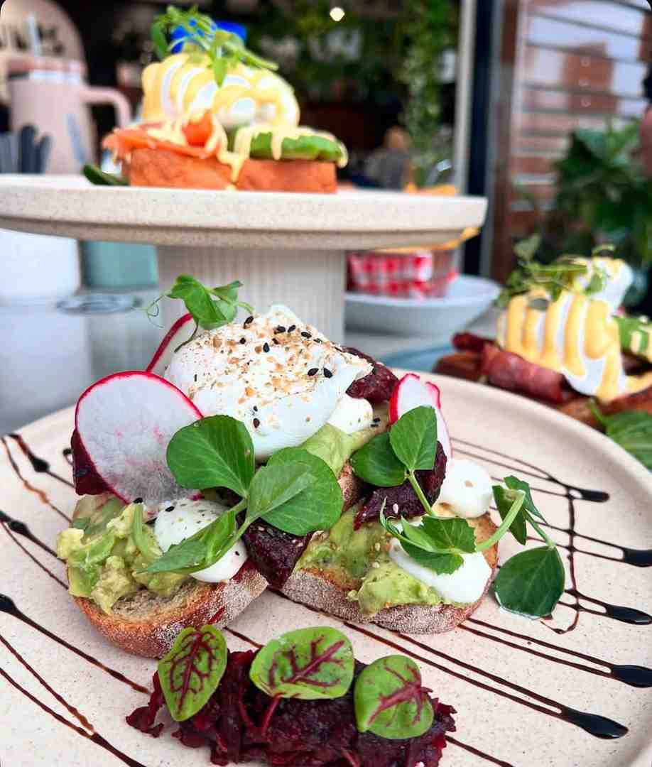 Avocado toast at The Nines