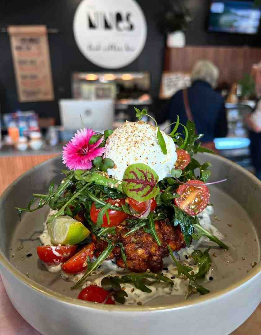 Corn Fritters at The Nines