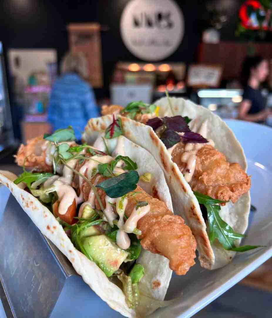 Fish tacos at The Nines