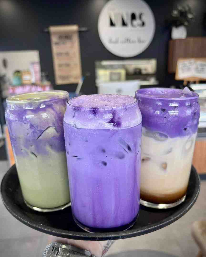 August taro and matcha cold foam specials at the Nines