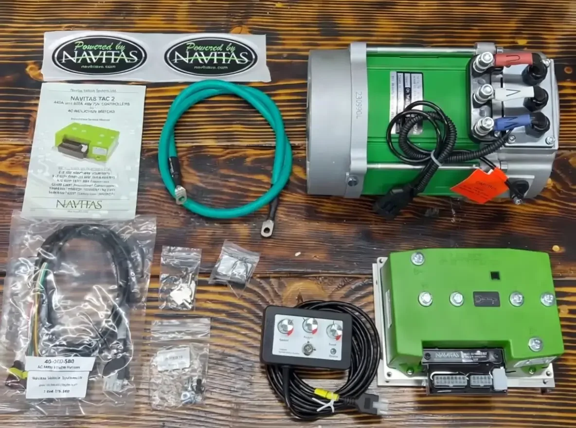 navitas ac conversion kit components laid out