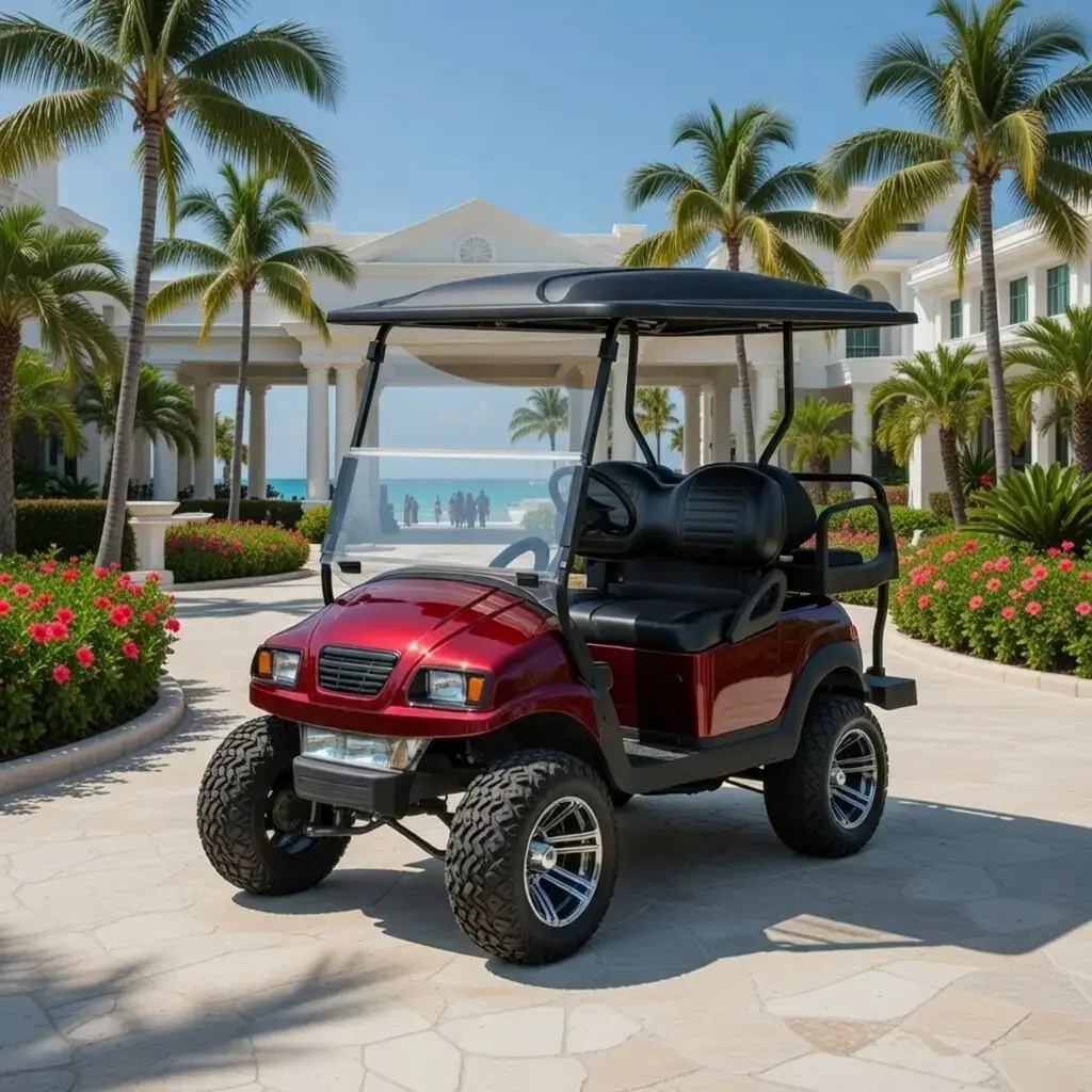Custom-built metallic black Phantom Club Car Precedent - club car precedent phantom