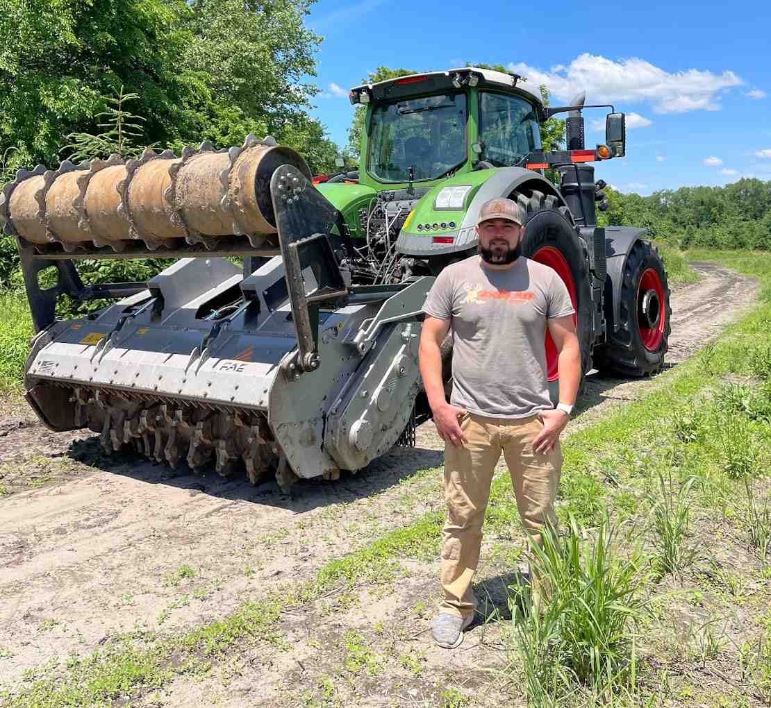 land development clearing with brushtamer indiana
