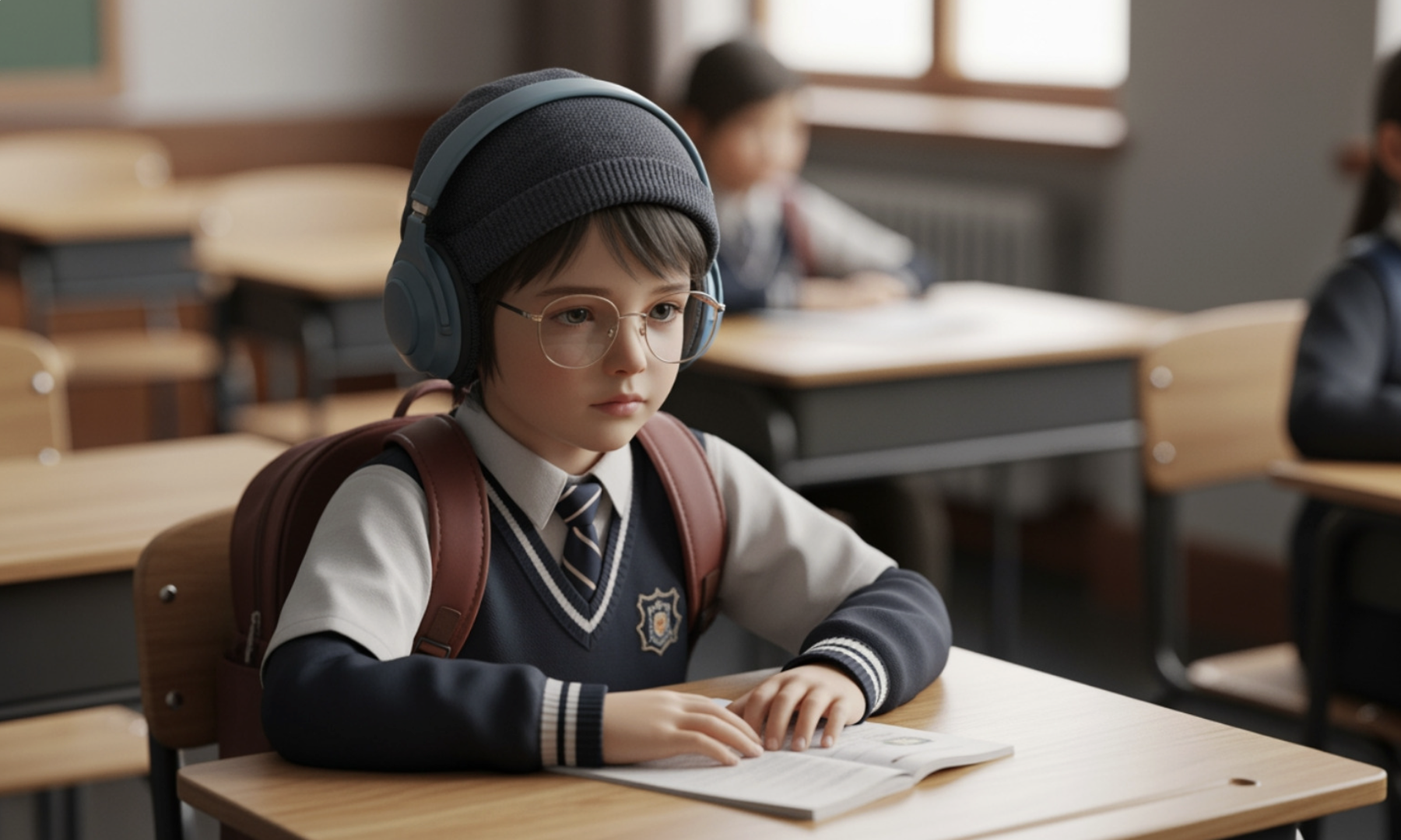 Child looking anxious and withdrawn in a school setting - dysregulated behavior examples Child looking anxious and withdrawn in a school setting - dysregulated behavior examples