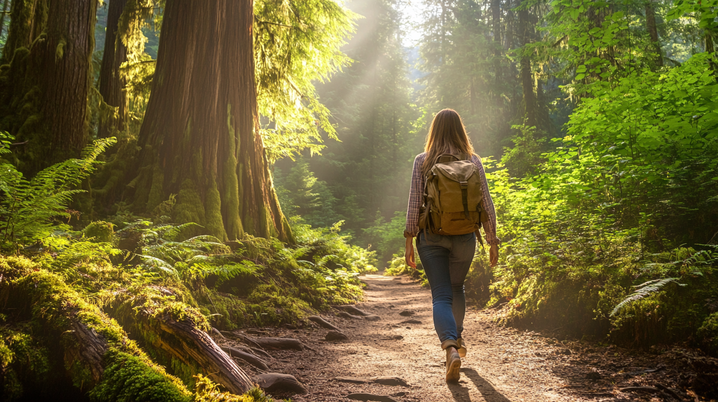 young person mountain peak - Wilderness Therapy