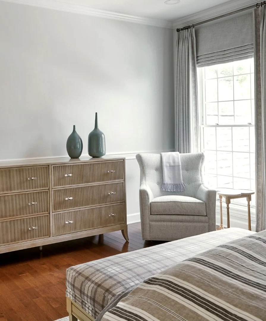 High-quality textured bedroom curtains in Downers Grove featuring premium drapery fabric with a perfect drape and thermal lining for ultimate comfort. High-quality textured bedroom curtains in Downers Grove featuring premium drapery fabric with a perfect drape and thermal lining for ultimate comfort.