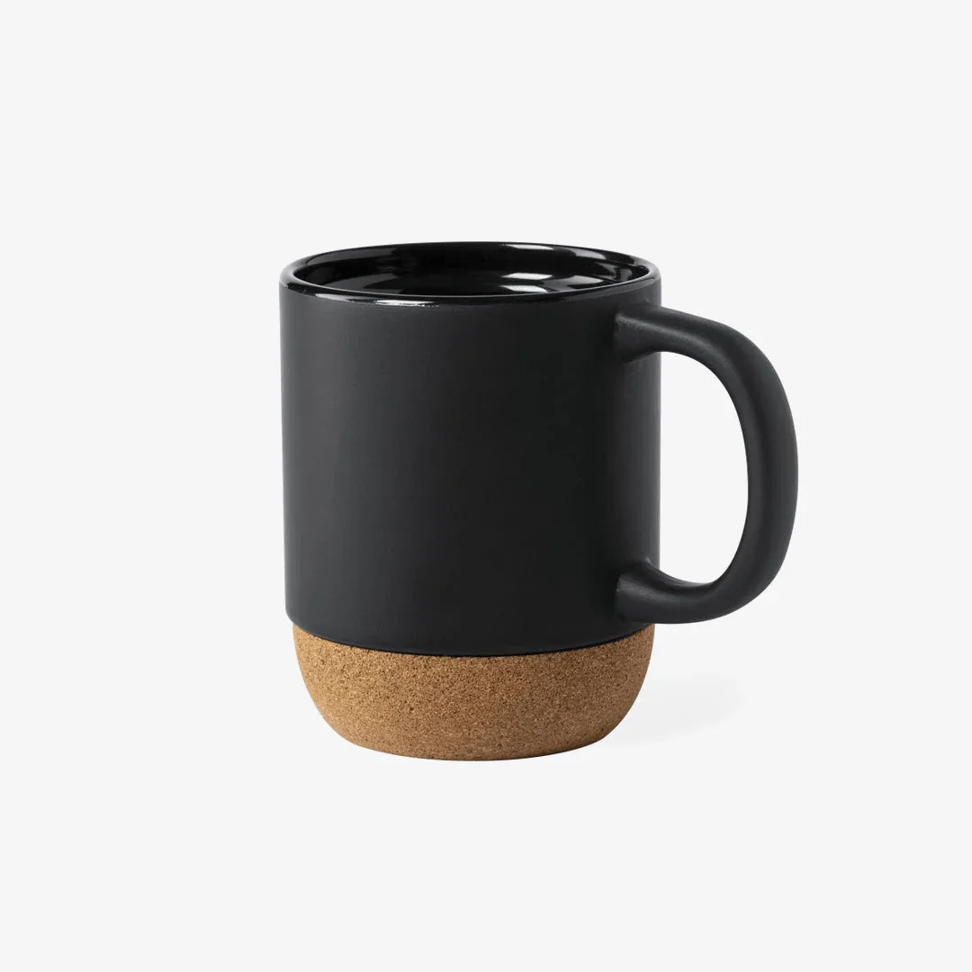 Logo Line Magnum Ceramic 350ml Cork Mug - order bulk online custom coffee cups Logo Line Magnum Ceramic 350ml Cork Mug - order bulk online custom coffee cups
