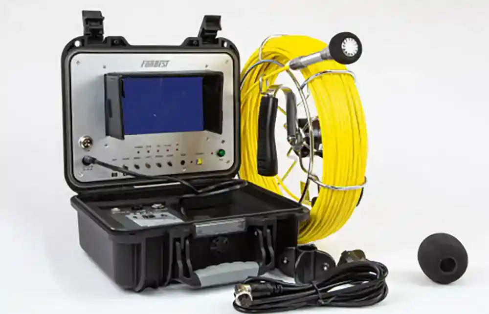 A robotic pipe crawler camera used for cctv stormwater inspection.