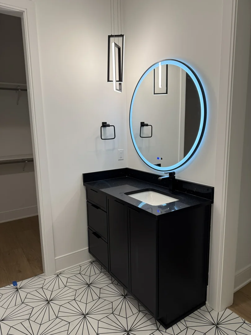 smart home electrical panel - bathroom lighting renovations