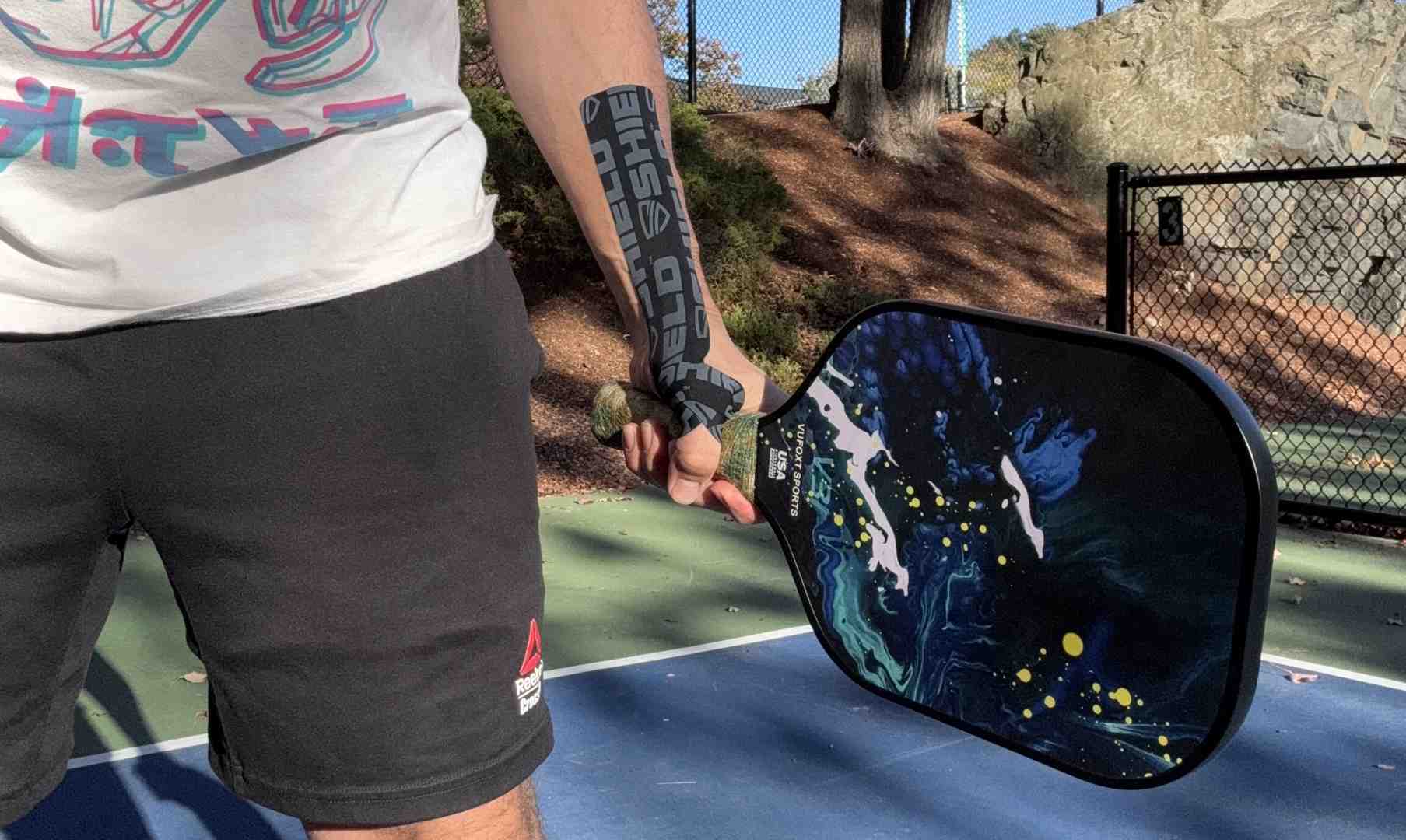 SHIELD APEX kinesiology tape - high performance relief for wrists in pickleball