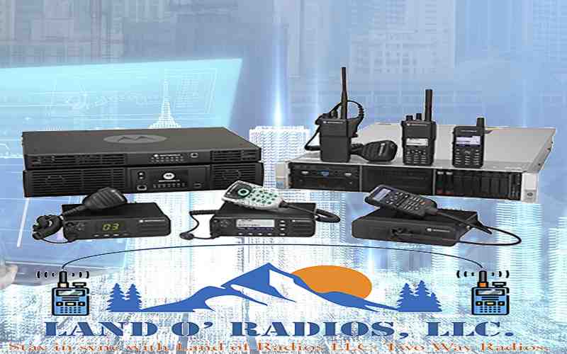 family using frs radios outdoors - radios frs